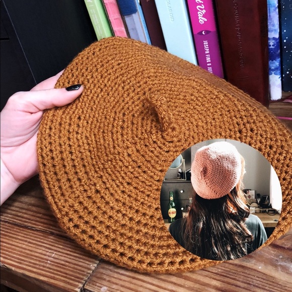 Hand Crafted Accessories - Classic Hand Crocheted French Beret!